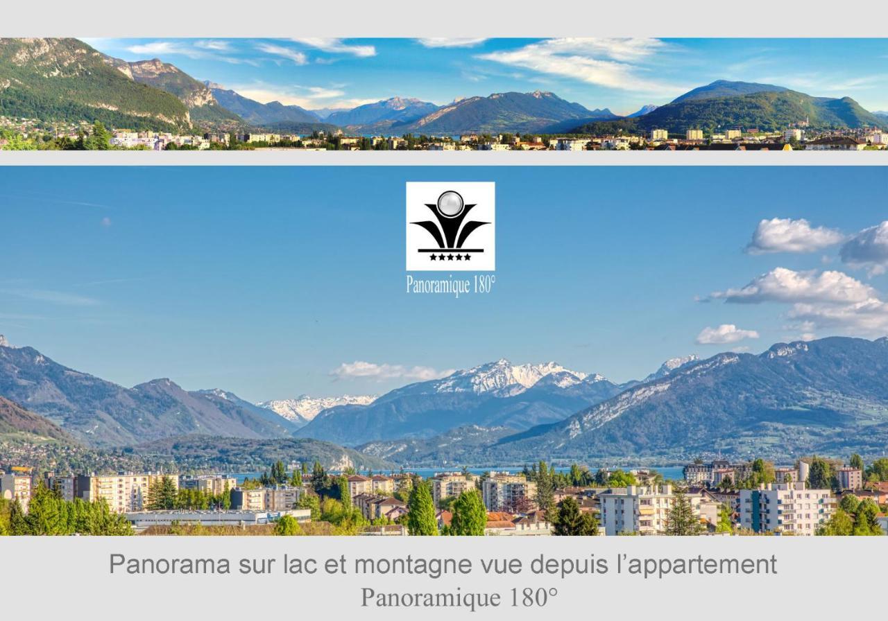 Panoramique 180 Lac Et Montagne Et Nid Secret Spa Romantique آنسي المظهر الخارجي الصورة