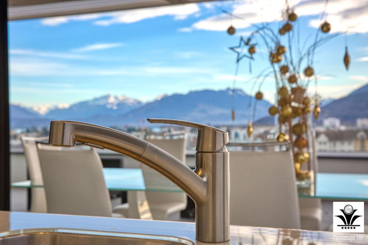 Panoramique 180 Lac Et Montagne Et Nid Secret Spa Romantique آنسي المظهر الخارجي الصورة